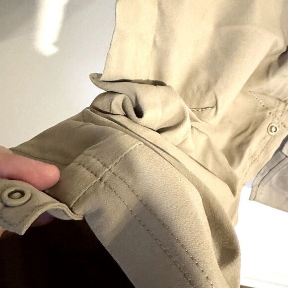 NWT Prana Halle Pant - Short Inseam in Dark Khaki - Size 10 - Picture 9 of 12